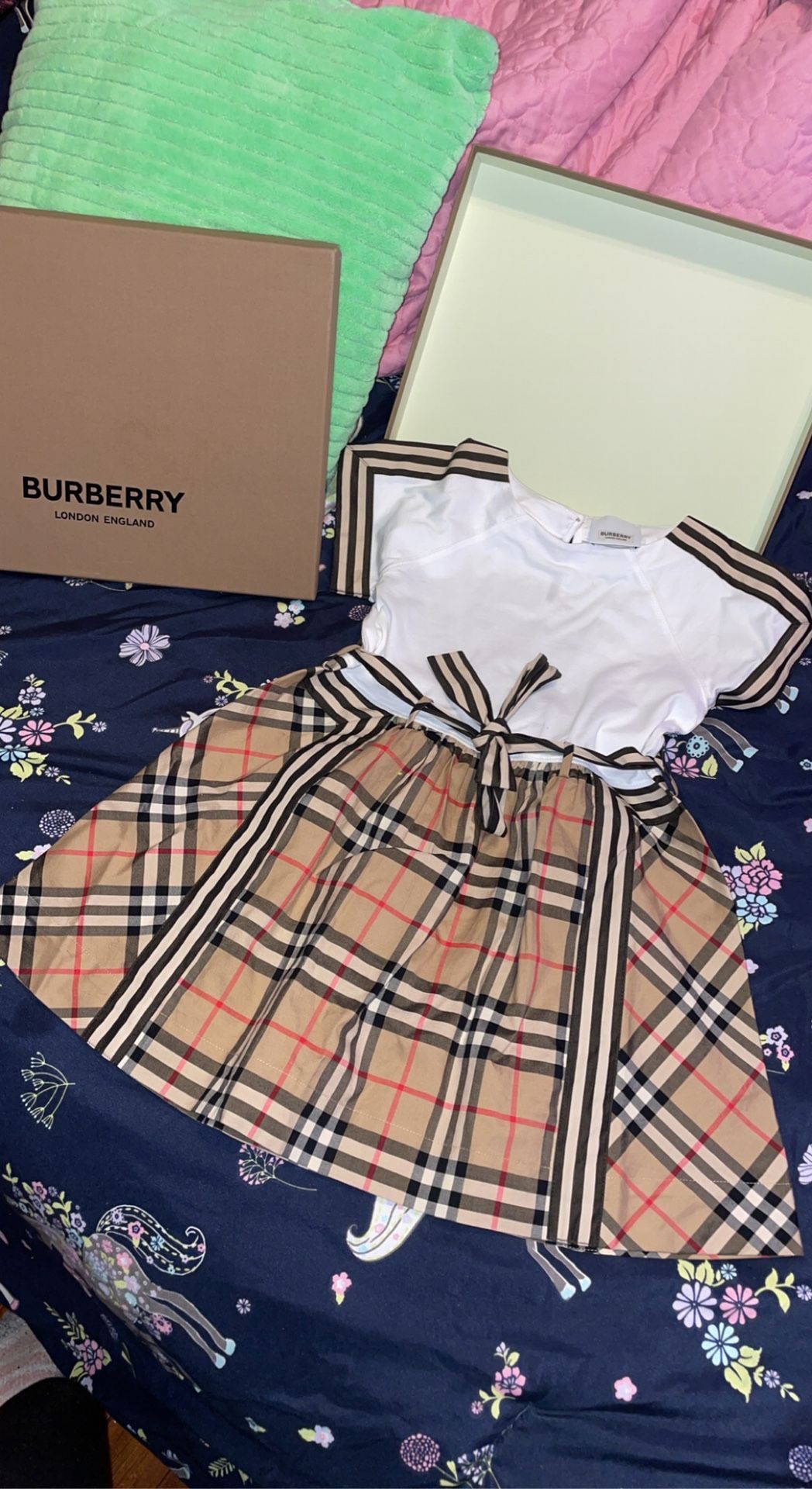 Girls Burberry Dress 