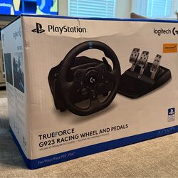 PlayStation G923 Racing Wheel and Pedals.