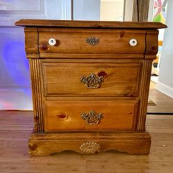 Hardwood Nightstand W/ Delivery