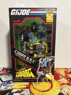 Super 7 G.I. Joe Super Cyborg Cobra B.A.T. Original Version Action Figure New
