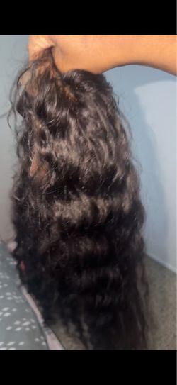 13x4 28 inch REFURBISHED deep wave wig