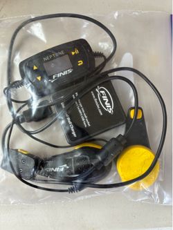 Underwater headphones & mp3 player.