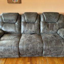 Couch Set All Recline 