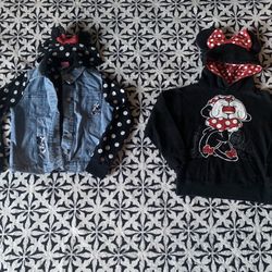 Toddler Girl Disney Park Jacket Size 6 Jacket Size 6x Minnie Mouse