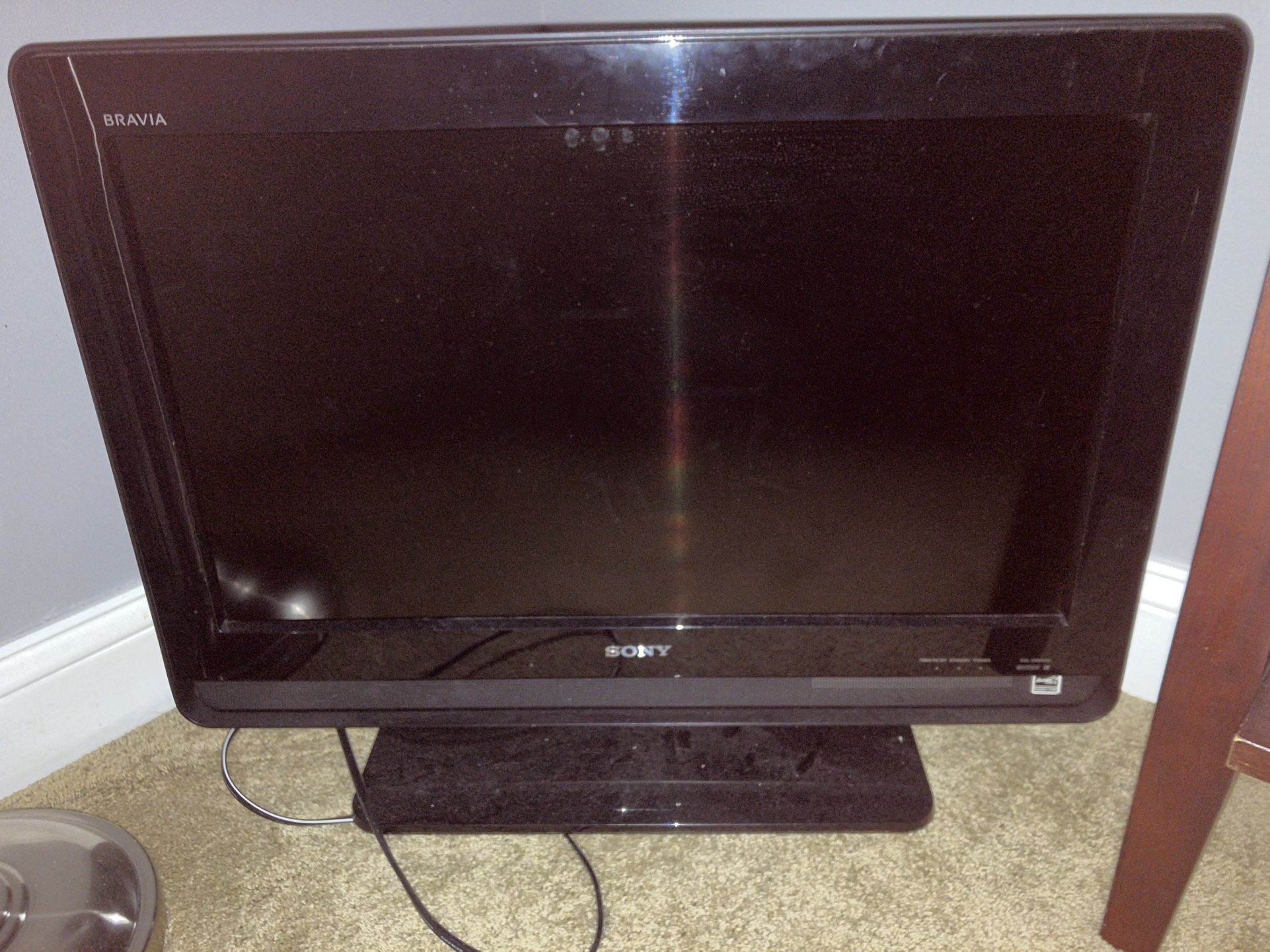 Sony Bravia 26” Flat Screen TV- Good For Gaming