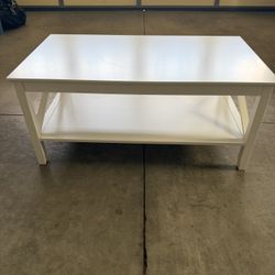 White Wood Coffee Table