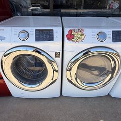 Used White Samsung Washer and Dryer (FINANCED!) (READ DESCRIPTION!)