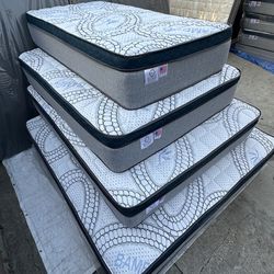 Queen Size Mattress Pillow Top New