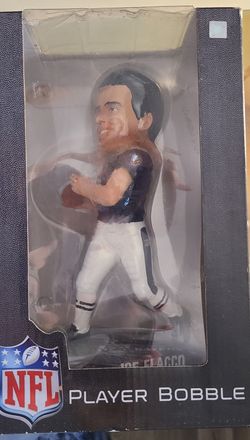 NFLPA FOREVER NFL PLAYER BALTIMORE RAVENS JOE FLACCO BOBBLE HEAD NEVER OPENED STILL IN BOX