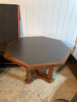 Vintage Wood w/ Formica Inlay  Card Table $325 OBO!