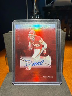Panini 2024 Prestige Dante Hall #152 Xtra Points Auto /199 Chiefs