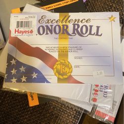 Honor Roll Certificate 