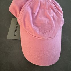 Balenciaga Brand New Pink BB Cap 