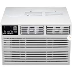 Whirlpool 18,000 BTU (DOE) 230 Volts Window Air Conditioner Cools 1000 sq. ft. with Remote in White