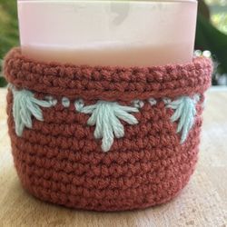 Mother’s Day Present: Crochetted Candle Holders