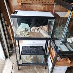 10 Gallon Fishtank And Stand And A 5 Gallon 