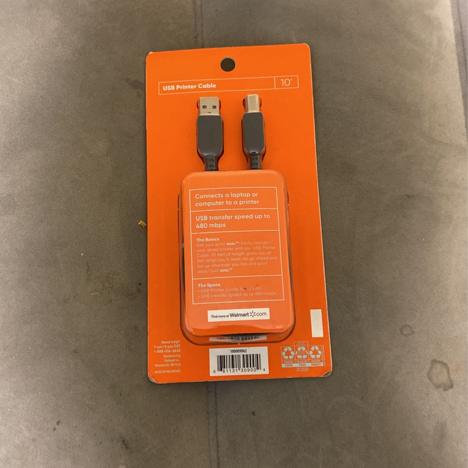 Printer Cord 10 Foot