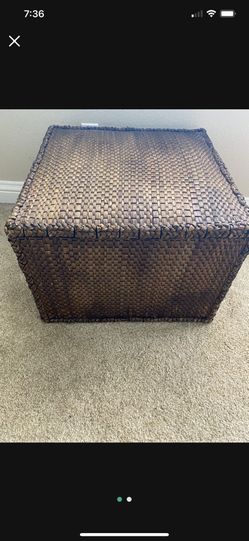 Large Seagrass Hassock/Ottoman