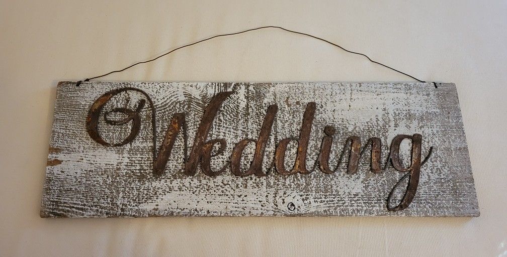 Rustic, Shabby Chic, Farmhouse, Wooden Wedding Sign