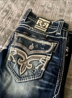 Brand new 2026 rock revival men’s jeans size 32/32