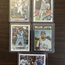 Dodgers Teoscar Hernandez (5) Card Lot