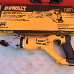 New Dewalt 20V Max 18 Gauge Swivel Head Offset Shear 