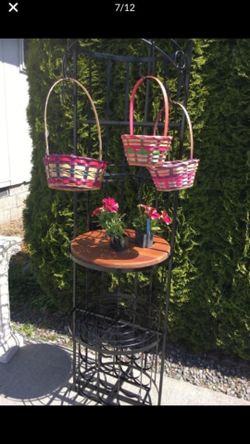 Tall wine bottles and other decorations rack size 20 diameter X 80 high
