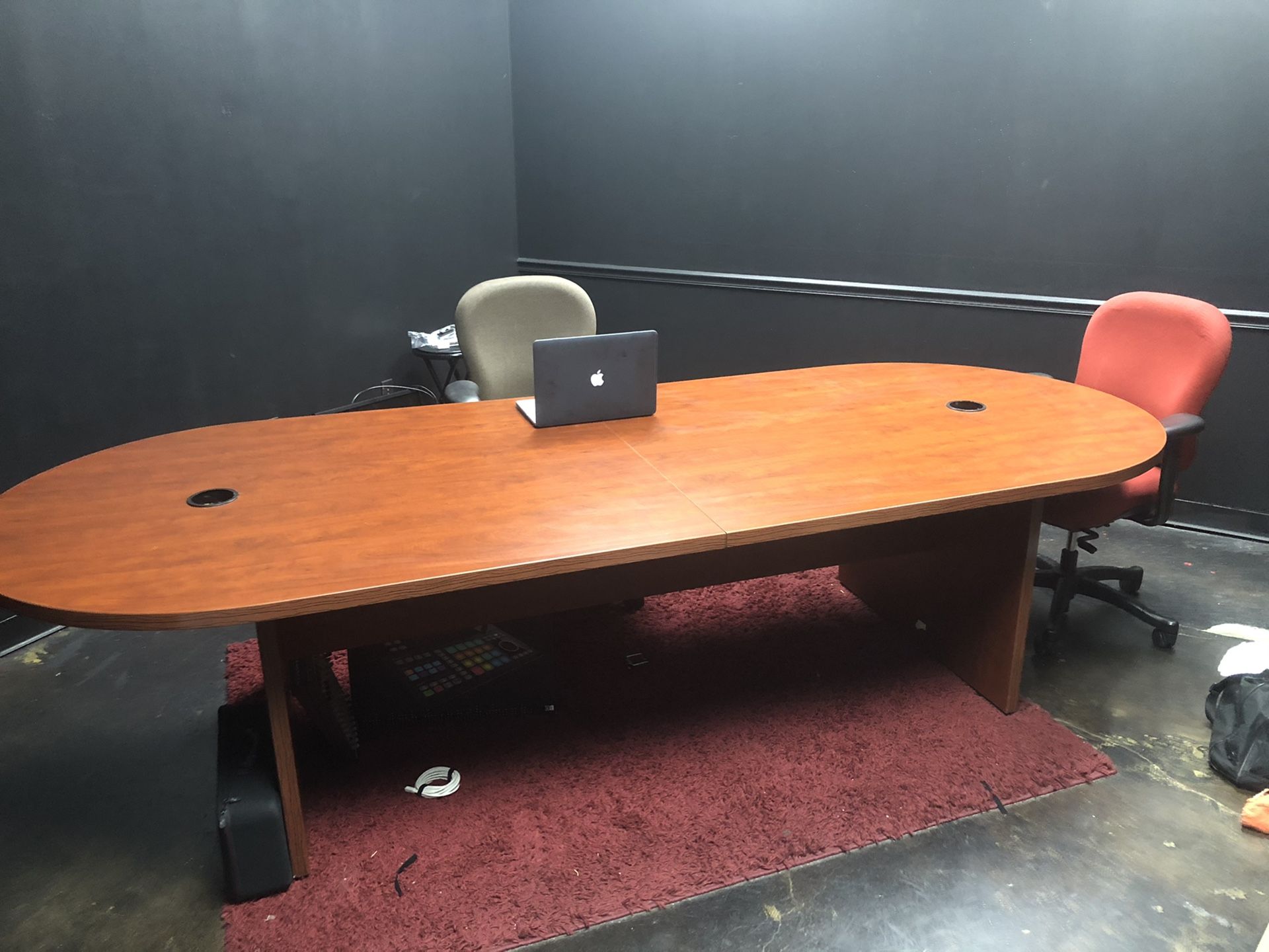 10’ Wooden Conference Table