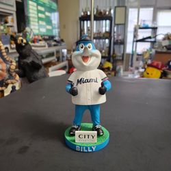 Billy The Marlin Bobblehead Figurine, Promotional, Distributed By City Furniture- A Modern Collectible 6.25"H