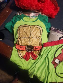 Teenage mutant turtle woman costune