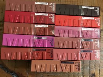New Maybelline superstay vinyl ink lipsticks