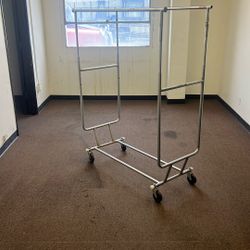 10  Double Heavy Duty Rolling Racks 