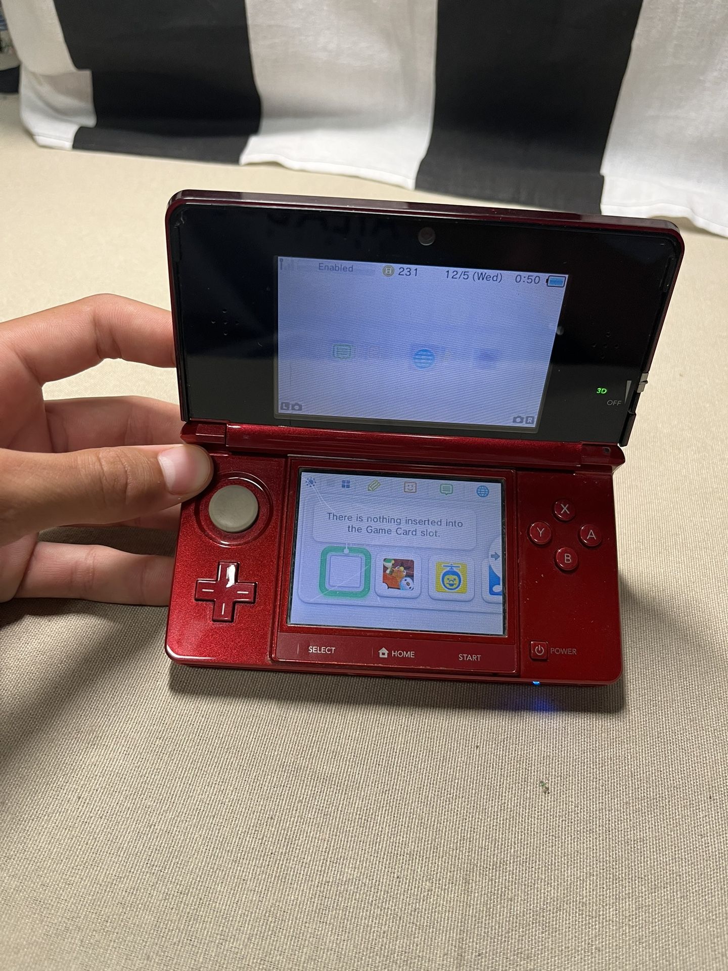 Nintendo 3DS Flame Red Console
