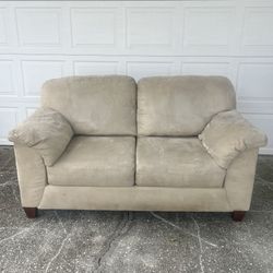 Beige Loveseat Sofa