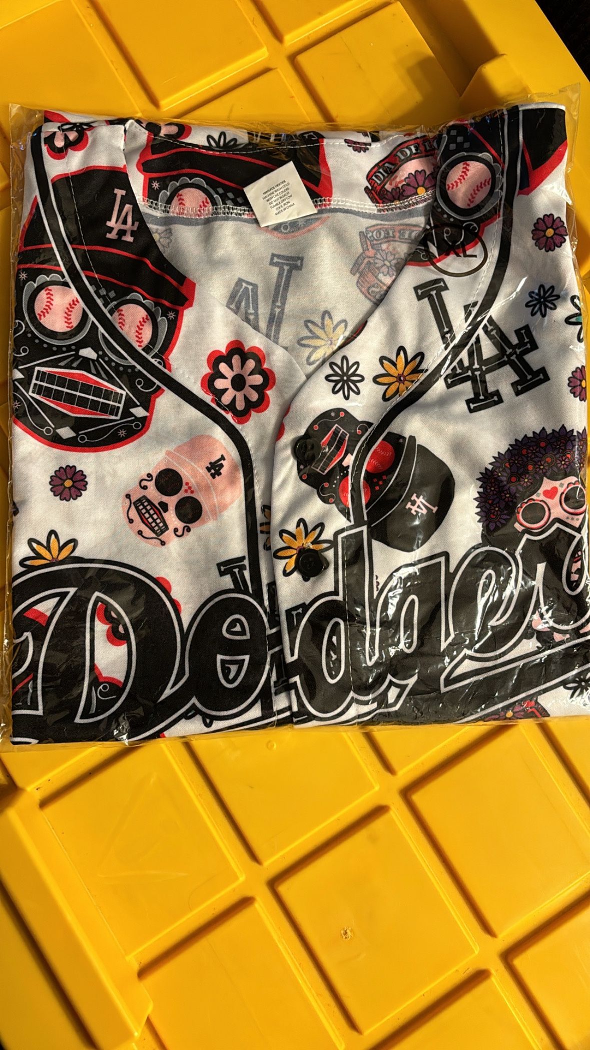 Los Angeles Dodgers Dia De Los Muertos Jersey Night