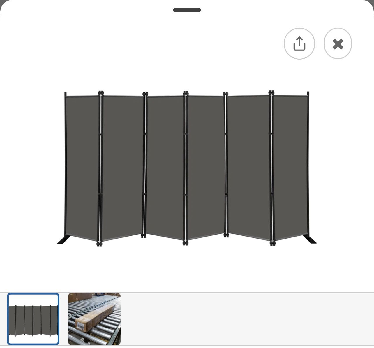 6 Panel Privacy Screen