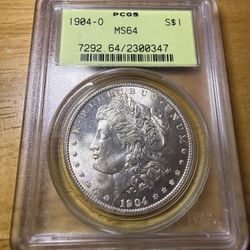 1904 O MS 64 Morgan Dollar 