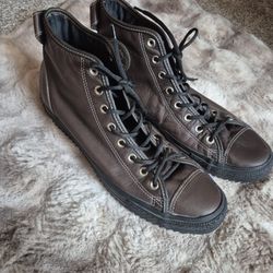 Men's Brown Leather Converse 