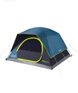 Coleman Skydome Camping Tent with Dark Room Technology,4 people