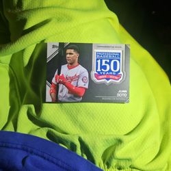 2019 Juan Soto 150th Year Commemorative Patch Card