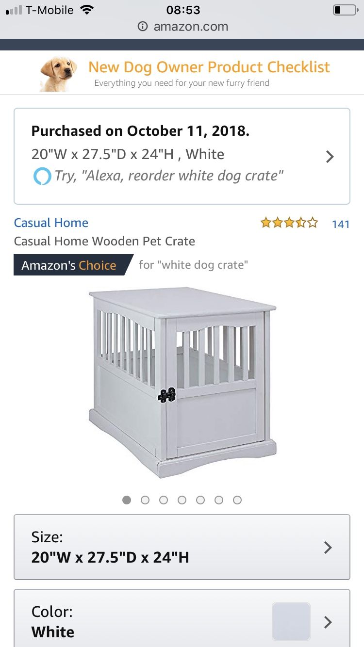 Dog crate