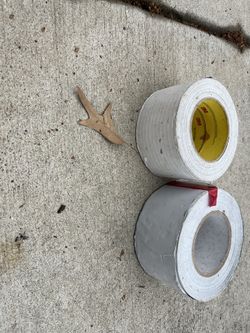 2 Aluminium Ducting Tape Rolls 