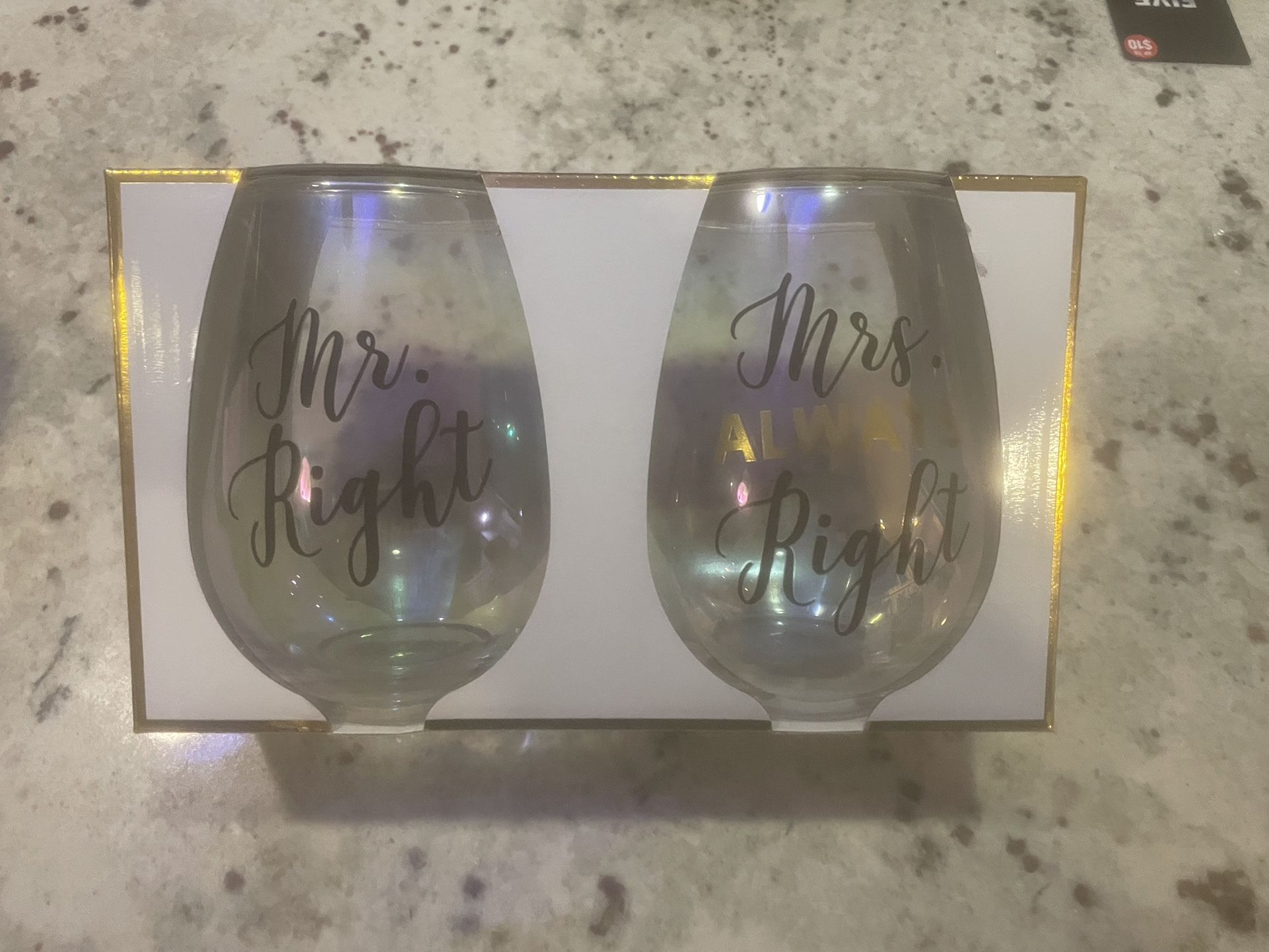Mr & Mrs Always Right Glasses