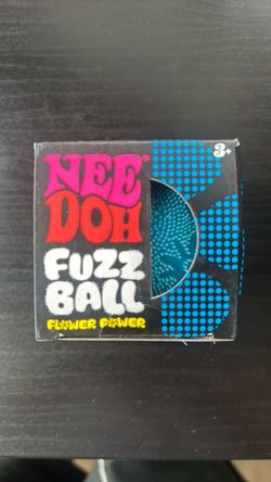 Needoh Fuzz ball Flower power (Blue)