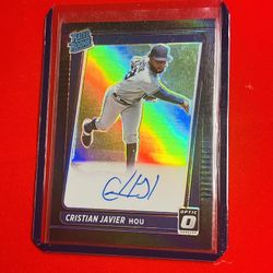 🔥🔥Cristian Javier Auto! Rookie Rated /50🔥🔥