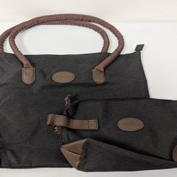 Brand New Bella Russo Tote And Toiletry Bag Set
