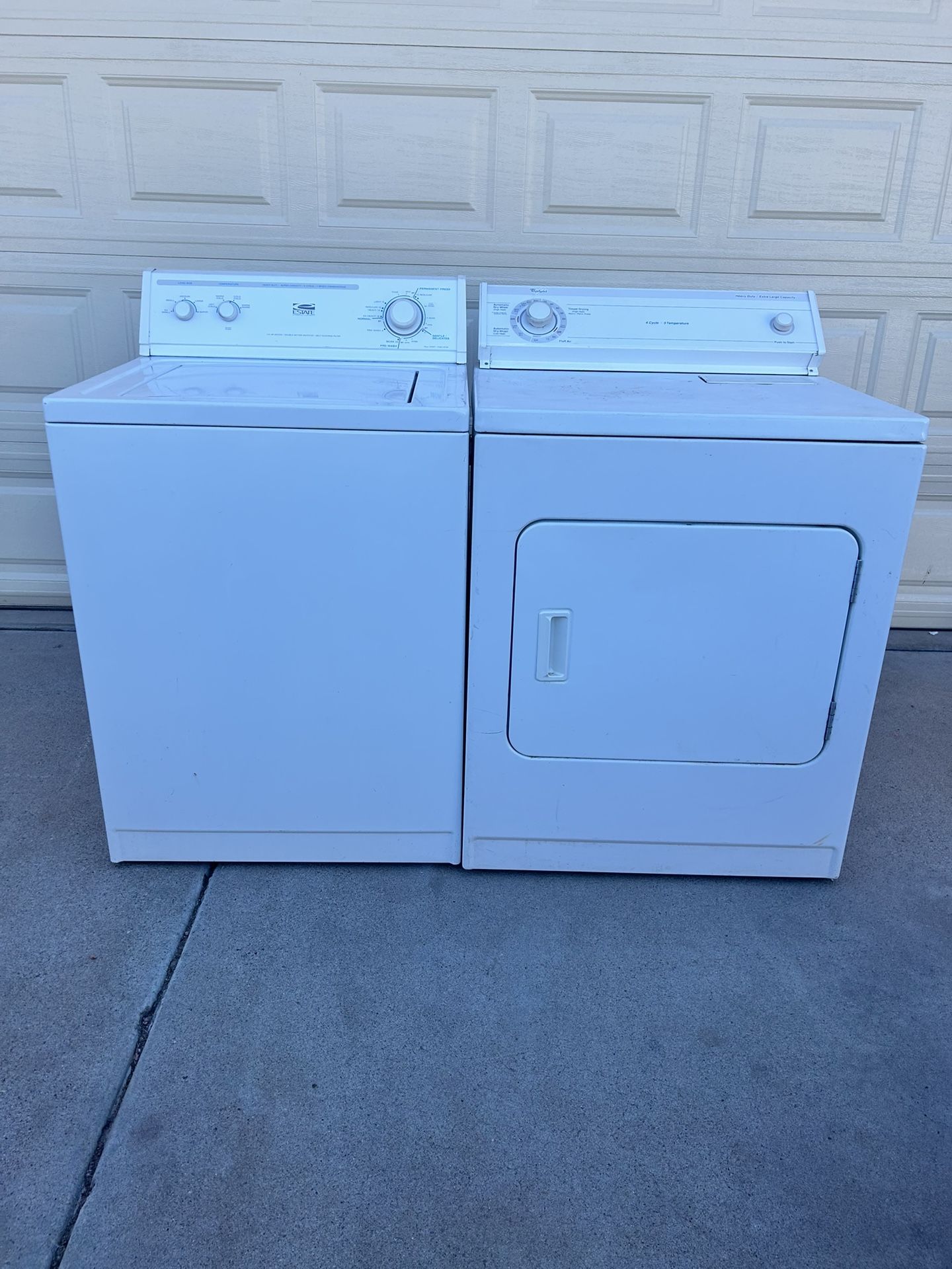 Washer and Dryer