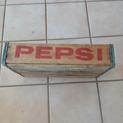 Vintage Pepsi 6 Pack Crate