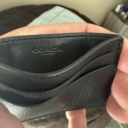 Coach Card /Cash Wallet - Signature Series