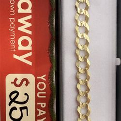 Cuban Bracelet 14k 29.3